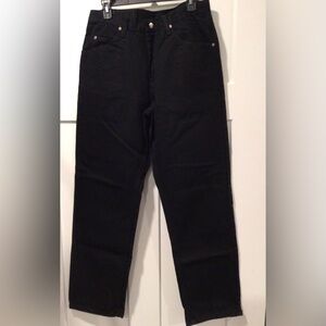 NEW Wrangler Mens Jeans Five Star Relaxed Fit 32x32 BLACK 100% Cotton Denim NWT